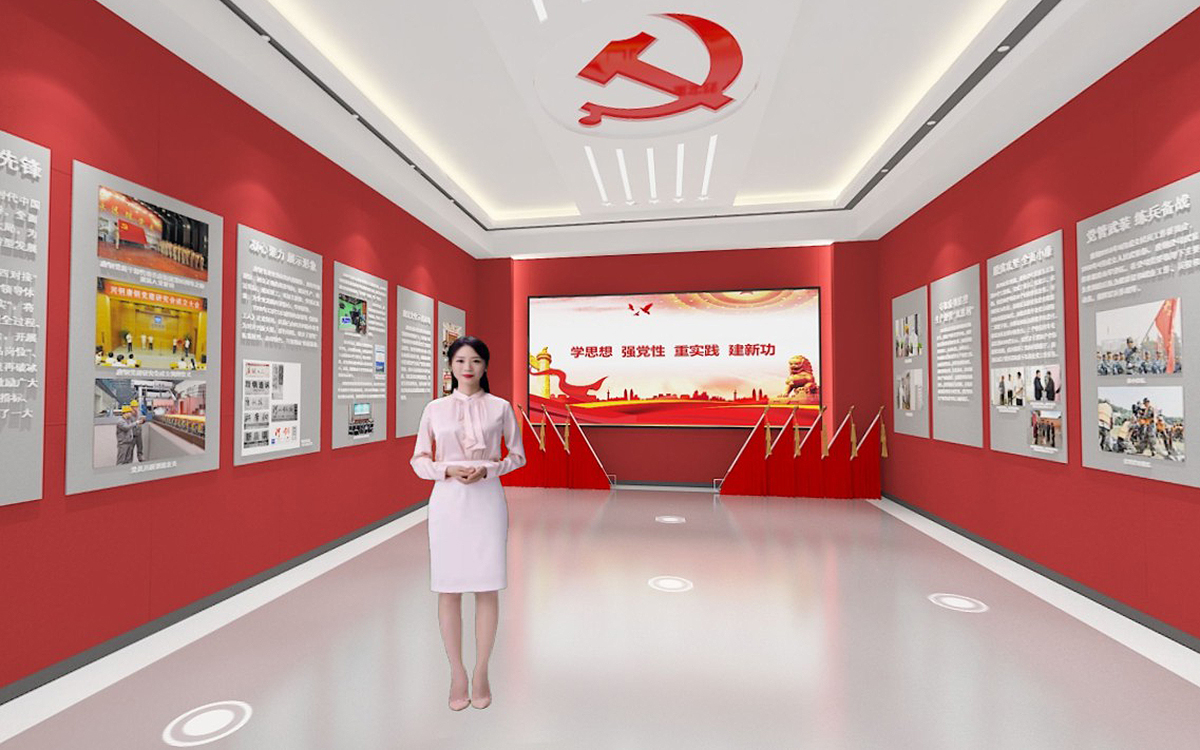 貼近真實體驗的3D線上展館入口圖標放大效果設(shè)計最自然